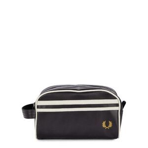 FRED PERRY Laurel Wreath Toilet Bag Men BLACK Leather Goods